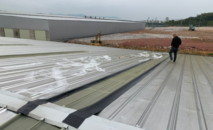 惠东厂房屋面防水维修案例